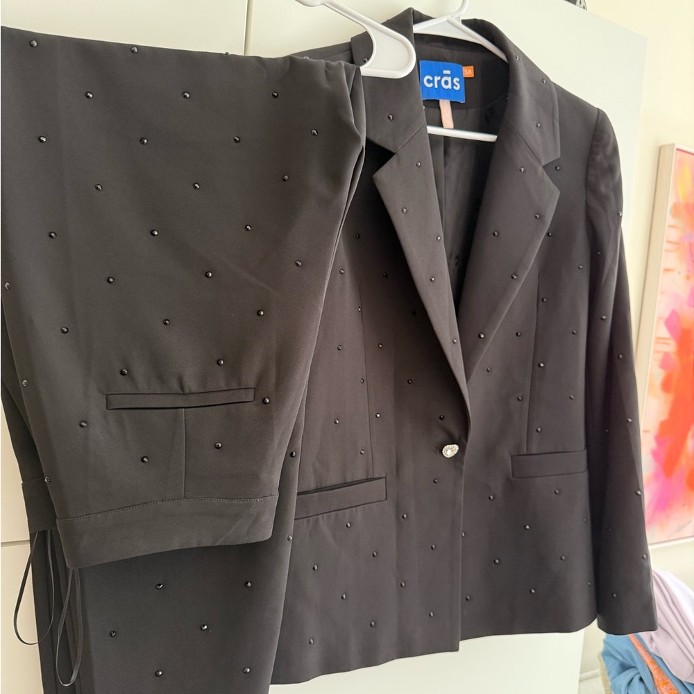 CRAS Black Beaded Women’s Suit